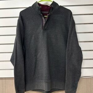 Orvis quarter zip snap sweatshirt men’s size large
